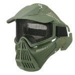 Wosport Precizní ochranná maska síťovaná Transformer V1, olivová