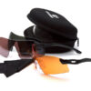 PYRAMEX Ochranné brýle Venture Gear Dropzone EVGSB88KIT se 4 zorníky, nemlživé
