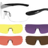 WILEY X Brýle DETECTION clear/yellow/orange/purple/copper-MATTE BLACK