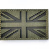 NONAME Nášivka UK/GB vlajka velcro – zelená