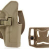 FMA Opaskové plastové pouzdro – holster pro Glock a M a P 9/MP9, pískové