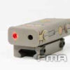 FMA AN/PEQ10  plus  LED svítilna  plus  červený laser – pískový