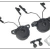 FMA Rail adapter set na EXFILl helmu pro headset Peltor – Černý