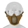 Invader Gear Mk.II Síťovaná ochranná maska na helmu FAST s chráničem tváří, písková