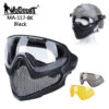Wosport Pilot ochranná maska – černá