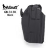 Wosport Opaskové plastové pouzdro GB34 – holster pro GLOCK 19/VP9/USP, černé