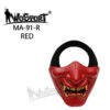 Wosport Ochranná maska Samurai – červená