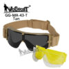 Wosport Ochranné brýle ATF X800 – pískové