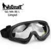 Wosport Ochranné antireflexní brýle MA-86, černé – čiré